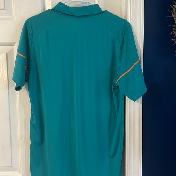 Men’s Nike Dri-Fit Miami Dolphins 100% Polyester Short Sleeve Polo Size Medium - Picture 7 of 9